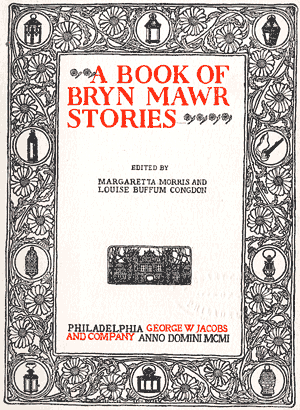 A Book of Bryn Mawr Stories